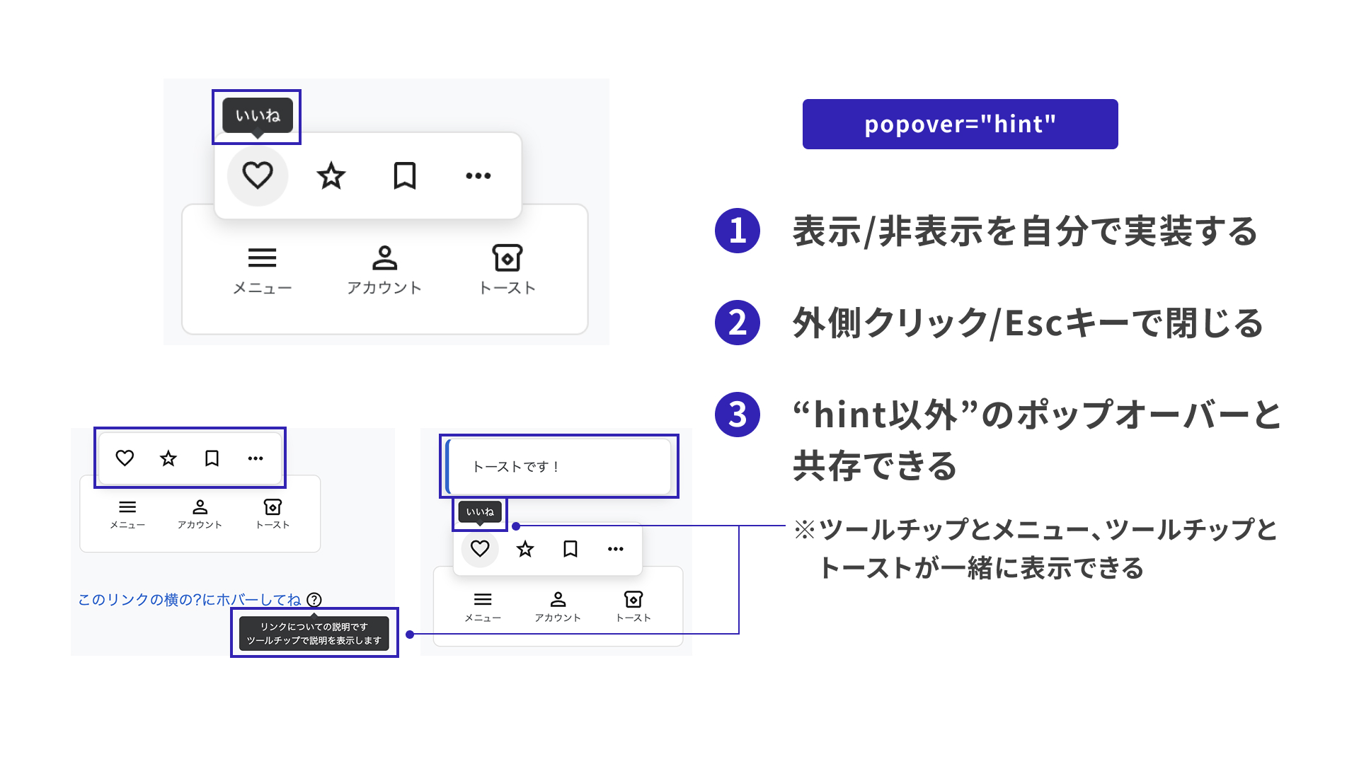 hint属性の特徴